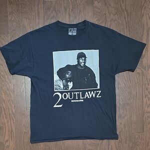 2 Outlawz T-Shirt ft 2pac & Mike Tyson